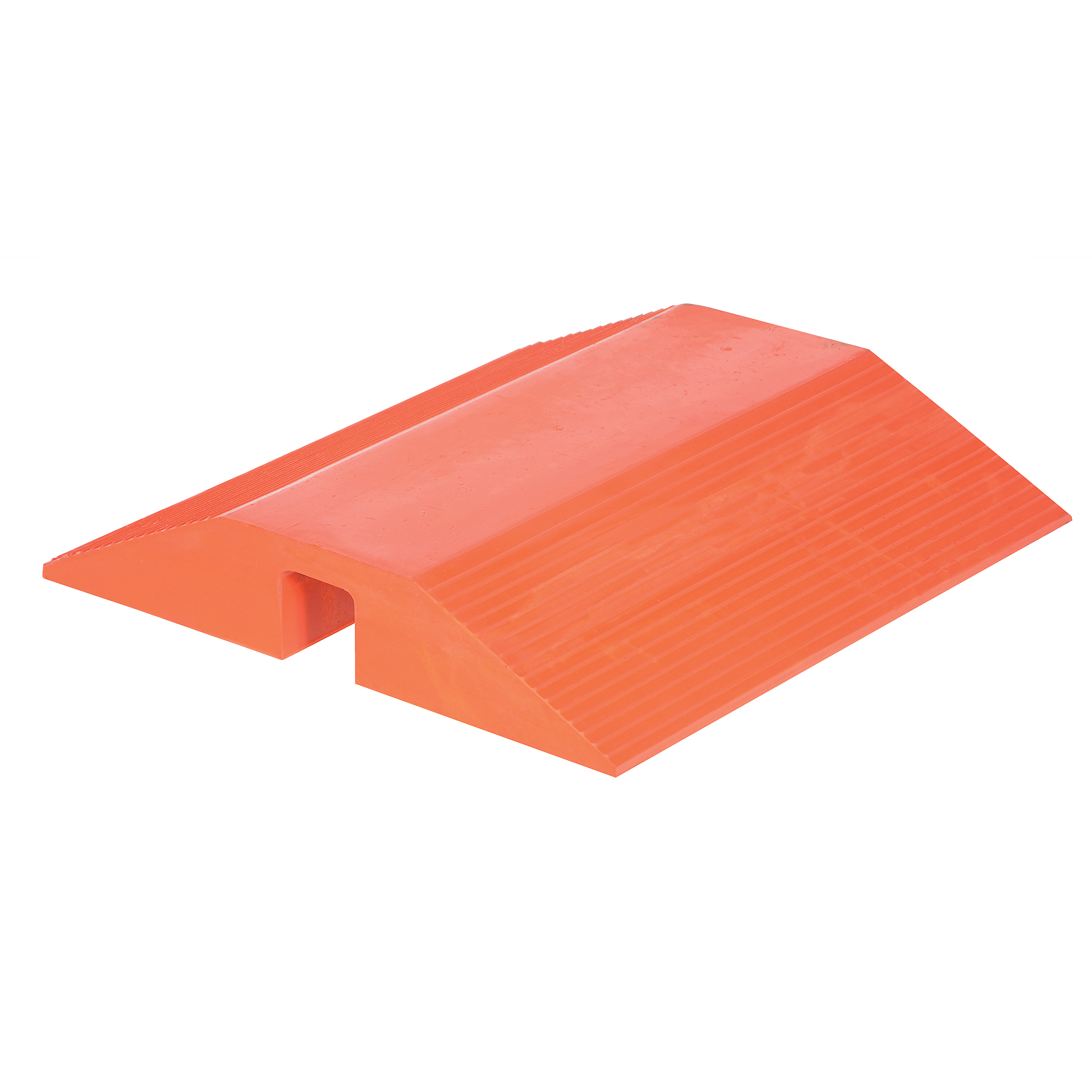 Vestil Urethane Cable Crossover - 24in. x 24in., Orange, Durable, Model# URTH-24